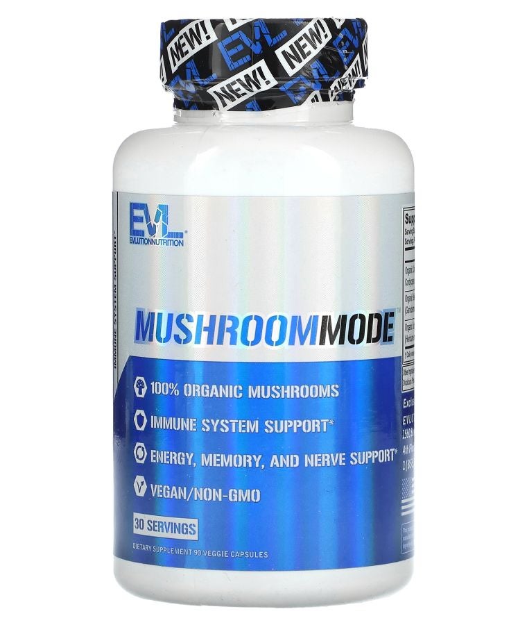 EVLUTION NUTRITION MushroomMode 90 Veggie Capsules