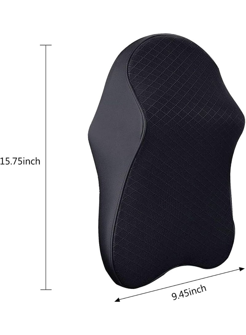 Memory Foam Car Seat Neck Pillow – Ergonomic Headrest Cushion for Neck Pain Relief, Washable Cover, 100% Pure Memory Foam - Image 4