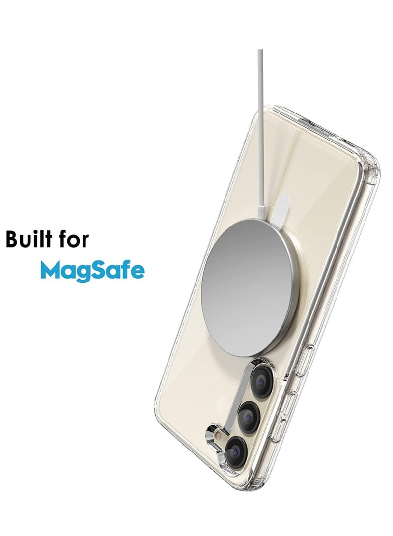 ELTRAZONE جراب/غطاء متوافق مع هاتف Samsung Galaxy S23 Plus، جراب شفاف مغناطيسي [يدعم شاحن Magsafe] جراب لطيف للرجال والنساء - Image 5