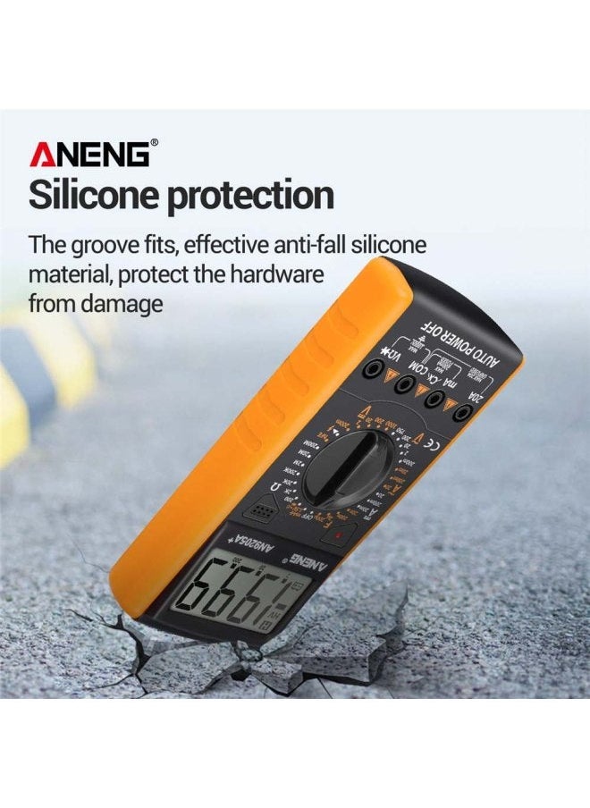 NIBEMINENT Digital Multimeter With LCD Display Grey/Yellow 9x18.2x3.5cm  - Image 4