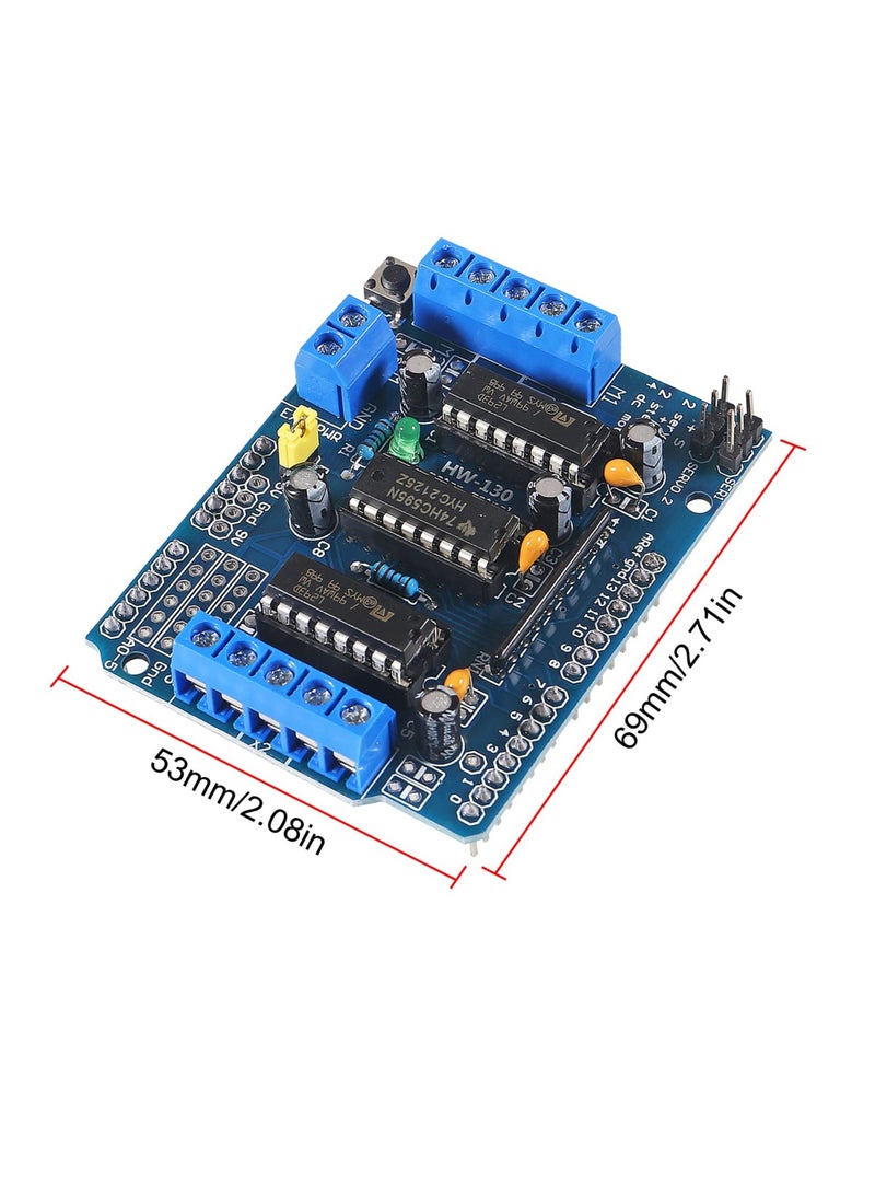 2 Pcs DC Motor Drive Expansion Boards, L293D Motor Drive Shield Stepper for Arduino - Image 3