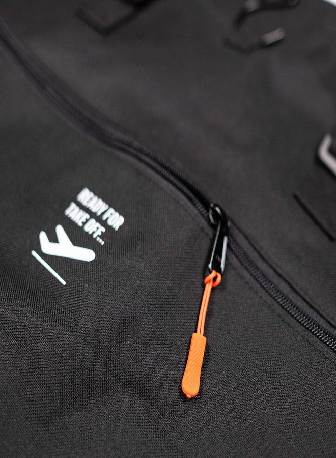 SAY HO UM Trifold 66 Inch Women Travel Garment Bag With 7 pockets | Extra Long Wedding Dress, Formal, Evening, Ball Gown | Hanging, Breathable, Foldable | Full Length Traveling Clothes Carry On - Image 5