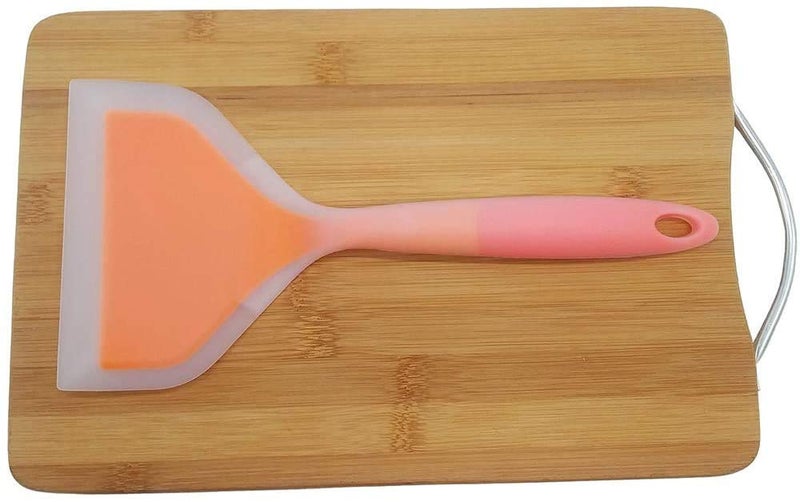 Sugalsu Silicone Fish Spatula Large Versatile Slotted Flipper Turner Heat ResistantNonStick Egg Turner Kitchen Cooking Cookwares for Steak Meat Eggs Pancake OmeletsPack of 3 Random - Image 3