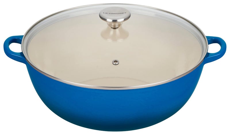Le Creuset Le Creuset Enameled Cast Iron Chefs Oven with Glass Lid 75 qt Marseille