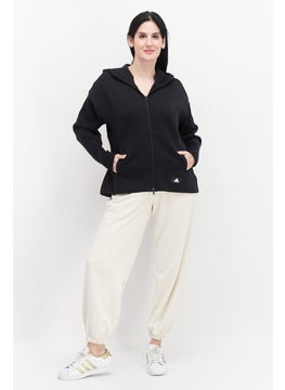 Adidas Women Plus Size Long Sleeves Walking Sweatshirts, Black  - Image 4