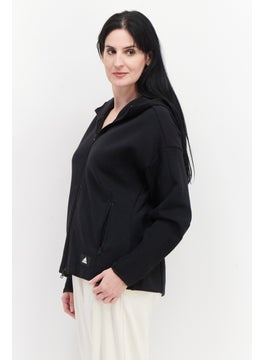 Adidas Women Plus Size Long Sleeves Walking Sweatshirts, Black  - Image 3
