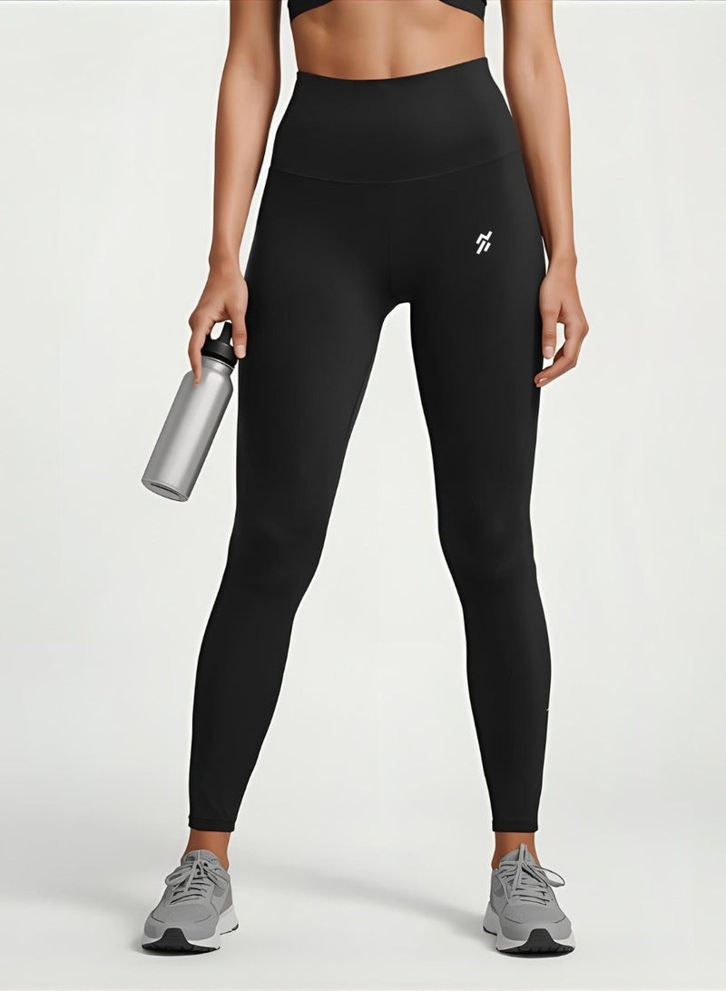 Moveletix Women's High-Waisted Running Leggings with Pocket Airpod - Image 1