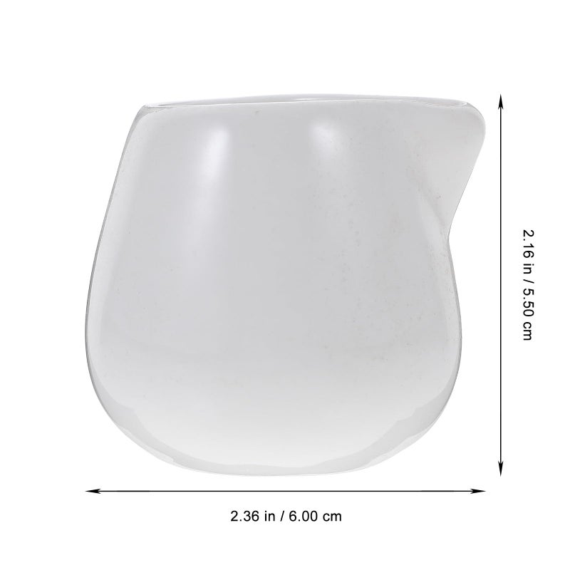 White Ceramic Creamer Pitcher Set 4pcs 90ml Small Milk Jug Coffee Sauce Container - Image 3