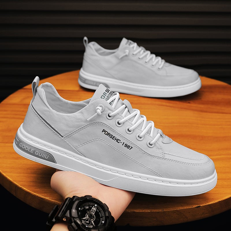 Canvas Shoes Men'S Summer Breathable Work Board Shoes Casual Lazy One-Pedal Cloth Shoes - Image 2