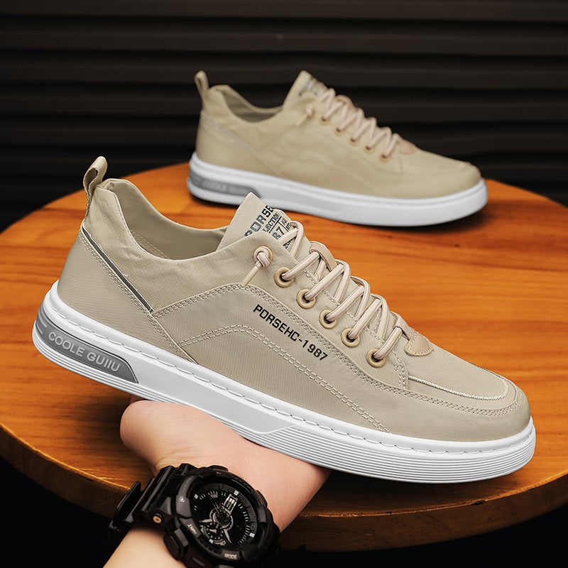 Canvas Shoes Men'S Summer Breathable Work Board Shoes Casual Lazy One-Pedal Cloth Shoes - Image 3