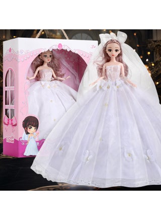 Style One Barbie Doll 60cm Long Trailing Wedding Princess Big Gift Box Children Girl Gift Toy-Color:White-Height:Trailing Length 60cm - pzsku/Z42A65EC8D470894F5C90Z/45/1745678853/2b9d45ff-30b3-4f71-bec9-dac1f5745910