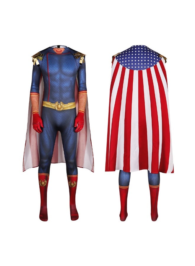 Black Robe Patrol Uniform - Season 3 - National Costume Tight-fitting Body Suit Cosplay Outfit Halloween Costume - Image 1