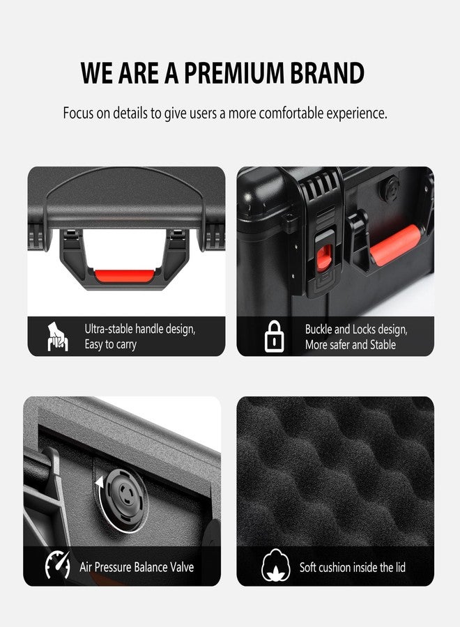 STARTRC Air 3S Case, Waterproof Carrying Hard Case for DJI Fly More Combo, Compatible With Accessories, RC 2/RC/RC-N3/N2 Controller, Charging Hub - Image 4