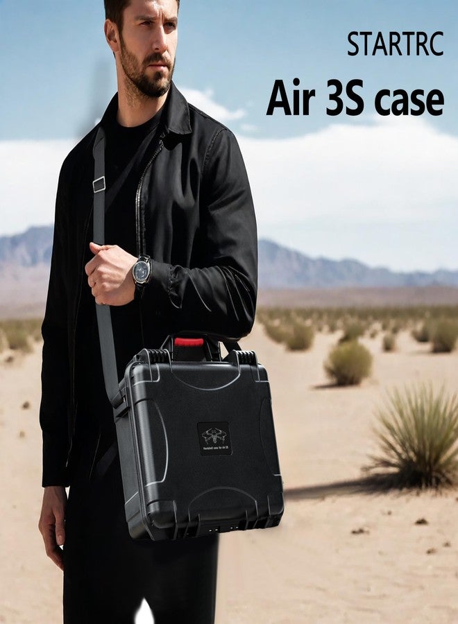 STARTRC Air 3S Case, Waterproof Carrying Hard Case for DJI Fly More Combo, Compatible With Accessories, RC 2/RC/RC-N3/N2 Controller, Charging Hub - Image 5