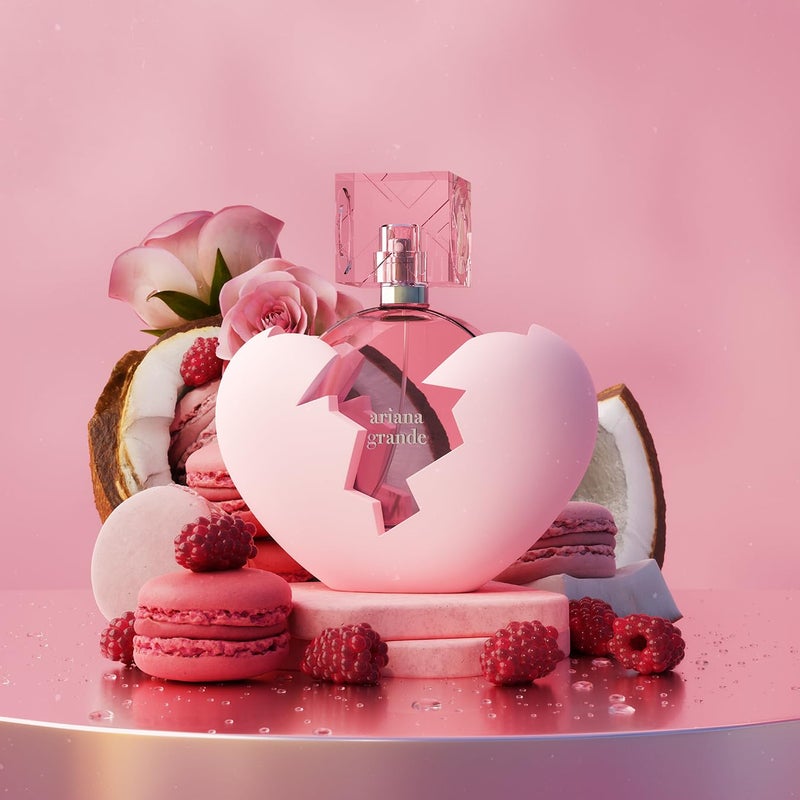 Ariana Grande Thank U Next Eau de Parfum â€“ Floral Gourmand Musk Fragrance for Women â€“ Women's Perfume with Notes of Coconut, Macaroon Sugar & Wild Raspberry â€“ 3.4 Fl Oz - Image 3