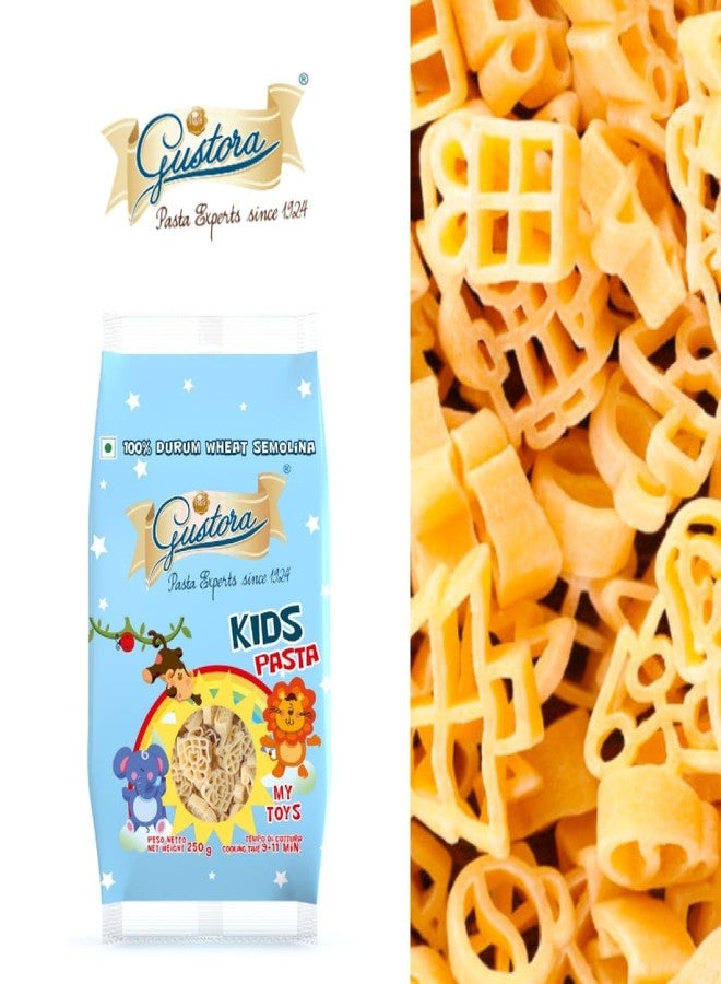 Gustora Kids Pasta Combo I Combo Pack of My Princess and My Toys Pasta I Made of 100% Durum Wheat Semolina I Vegetarian I Rich in Protein & Fibre I Zero cholesterol (250g X 2) - Image 2