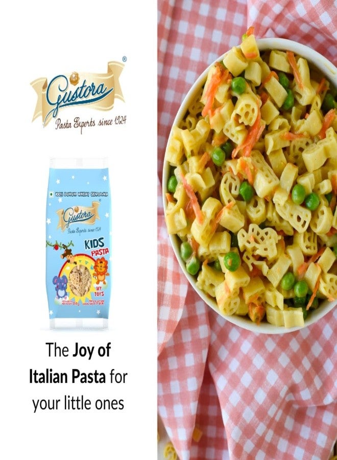 Gustora Kids Pasta Combo I Combo Pack of My Princess and My Toys Pasta I Made of 100% Durum Wheat Semolina I Vegetarian I Rich in Protein & Fibre I Zero cholesterol (250g X 2) - Image 5