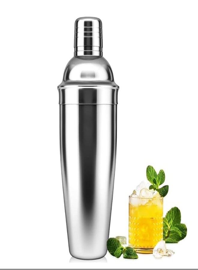 VISAXMI Stainless Steel Cocktail Shaker with Strainer | Mocktail Shaker | Leak Proof Drink Mixer | Bar Shaker for Mocktails, Cocktails & Juices - Image 5