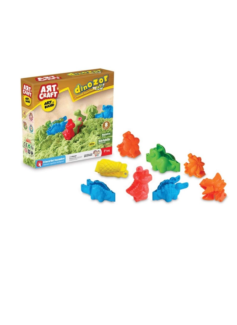 ART CRAFT 500 GR DINOSAURS MODELING PLAY SAND SET