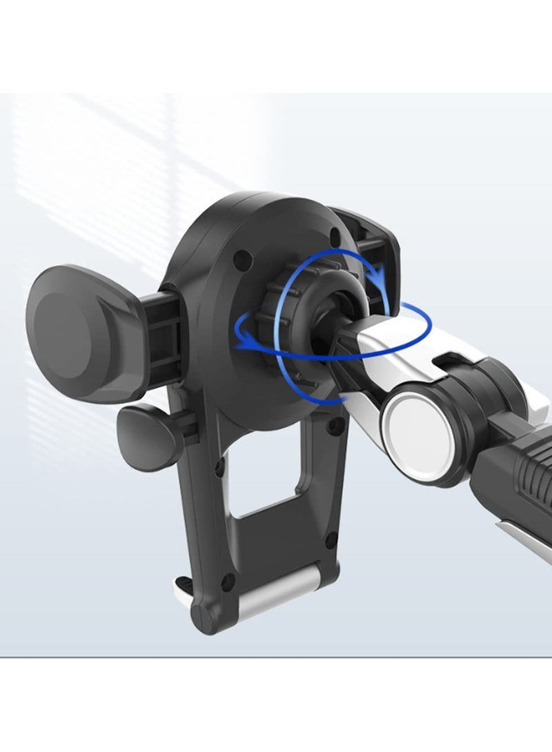 Barakah 360 Heavy Duty Phone Holder Mount, Long Arm, Adjustable Super Suction Cup for Dashboard and Windshield, Hands-Free Cell Phone Holder for Trucks, Cars - Image 5