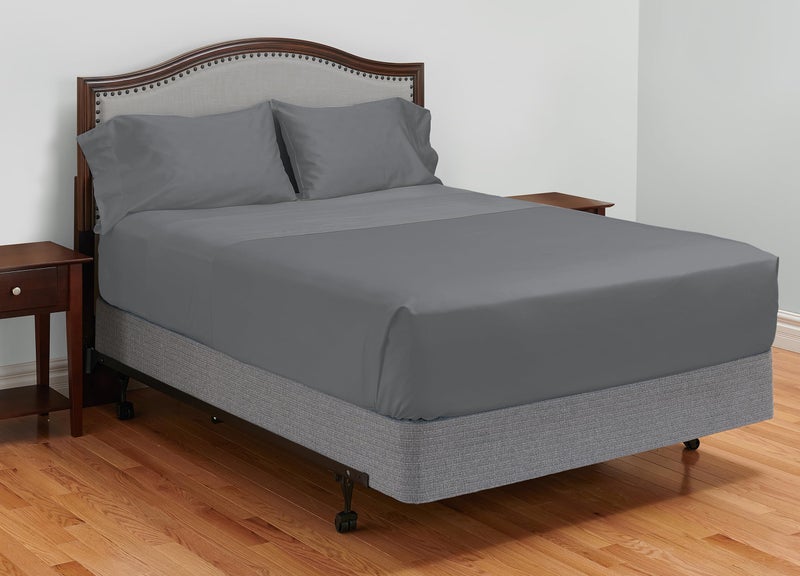 MyPillow MyPillow Percale Bed Sheets  Queen  Ash  - Image 2
