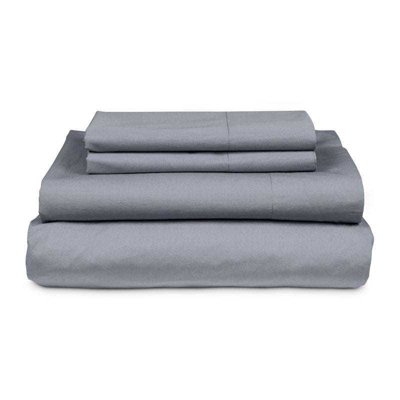 MyPillow MyPillow Percale Bed Sheets  Queen  Ash  - Image 1