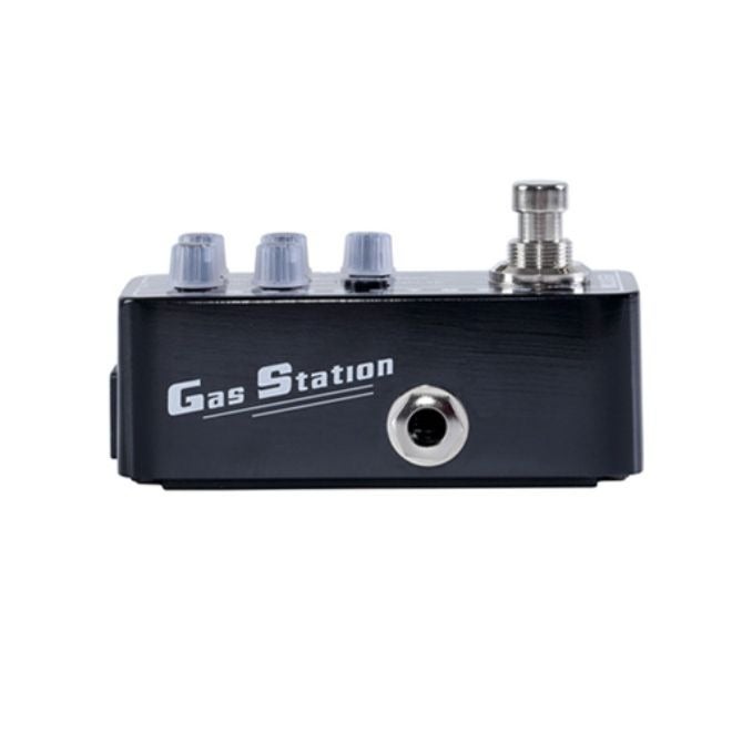 MOOER M001 Gas Station Micro Preamp Pedal, Dual Channel Amp Simulator Based on Diezel Hagen, Built-in Cabinet  Simulation - Image 3