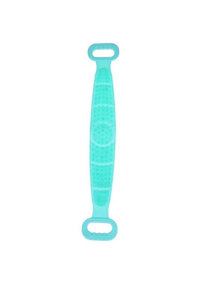 Kytaste Soft Silicone Bath Shower Massage Body Cleaning Wash Shampoo Brush (Multi Color) (Silica Gel Bath Towels Rub Back Mud) - Image 2