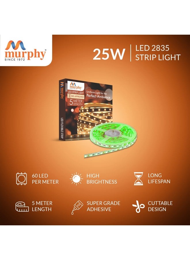 Murphy 25W LED Strip 2835 Cove Light 5 Metre (Green, Pack of 2) with Driver - Image 2
