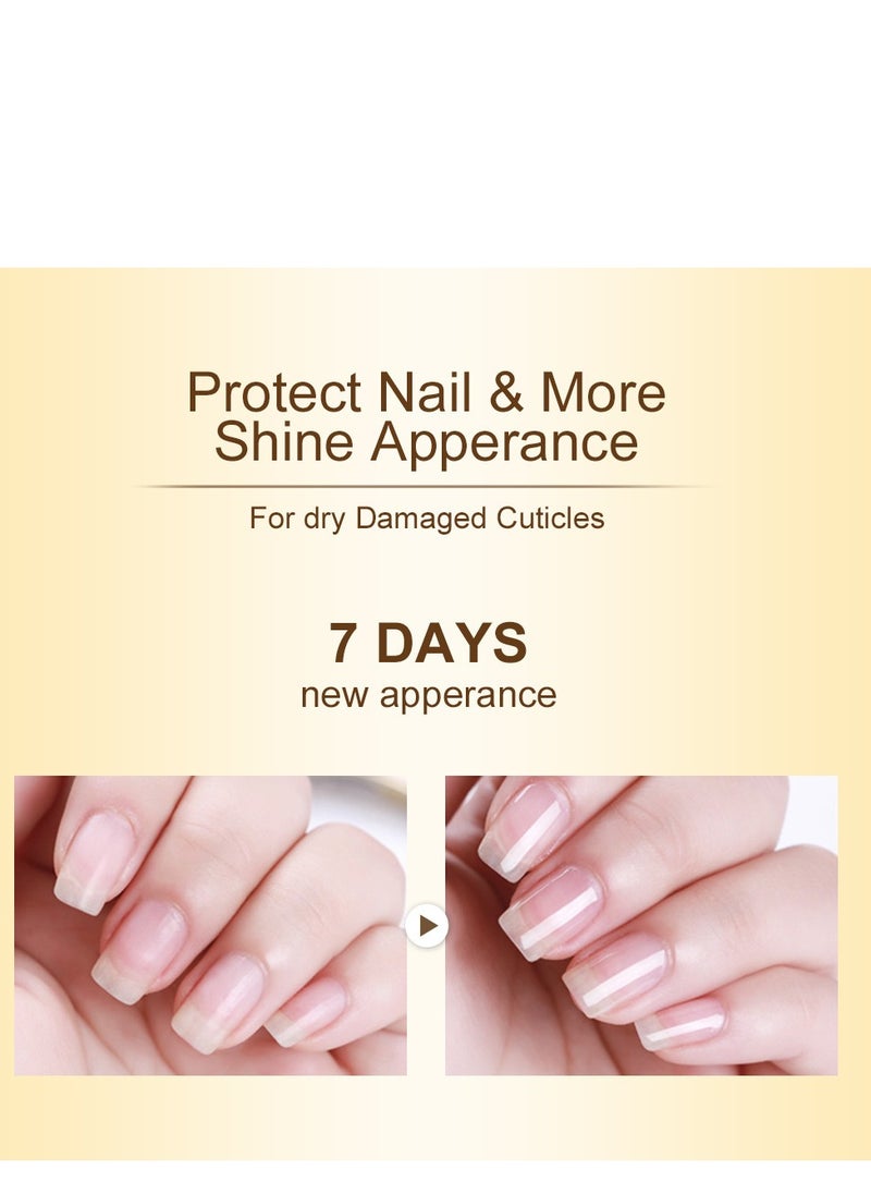 WiRinef - Nail Cuticle Oil,15ml Organic Vitamin E & B, Jojoba Oil for Nails, Moisturizing & Repairing Dry Rough Cuticles, Nail Care with Dropper Design, Orange-Scented Formula for Dry Rough Nail Care Repair - Image 1