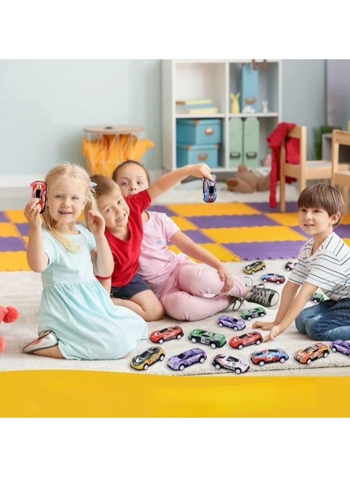 Generic 20 PCS Mini Die-Cast Toy Cars Set with Storage Box – Colorful Racing Vehicles for Kids - Image 4