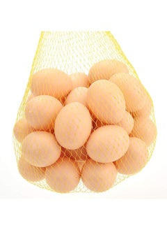 PowerTRC PowerTRC 30 Pcs Plastic Fake Eggs Toys, DIY Easter Eggs, Real-Life Size Faux Pretend Play Food Decorations, Realistic Chicken Eggs  - Image 2