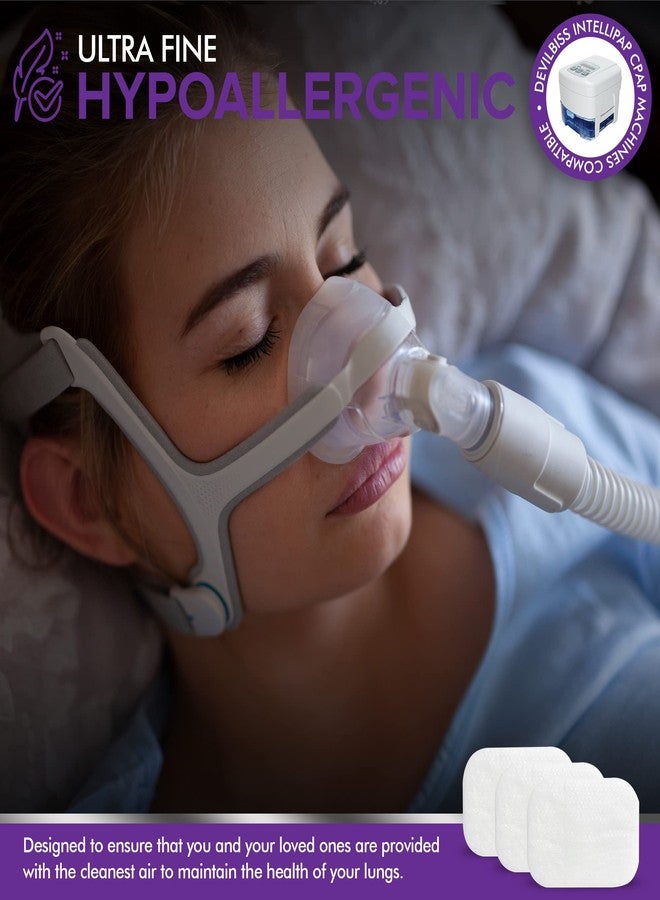 مارس ويلنيس طقم فلاتر جهاز التنفس CPAP من مارس ويلنس - متوافق مع أجهزة ديفيلبيس إنتلي باب CPAP - 12 فلترًا فائق الدقة - صنع في الولايات المتحدة الأمريكية - Image 5