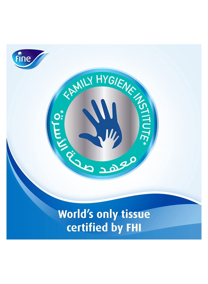 Fine 2 Ply Sterilized Facial Tissue With Toilet Roll Pack Of 5 White - Image 4