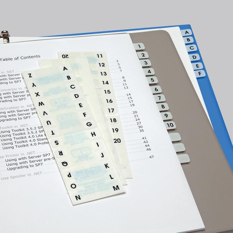 Redi-Tag Permanent Stick Write-On Index Tabs, 104 Pack, White - Image 4