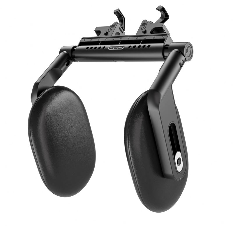 Three-Axis Dual-Hook Multifunctional Car Pillow with Memory Foam for Side Sleeping and Neck  Support - Image 1