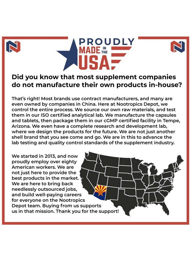 Nootropics Depot Tart Cherry Extract Tablets | 250mg | 60 Count | 10% Anthocyanins | Supports Balanced Oxidation & Inflammation Levels | Promotes Physical Strength & Energy - Image 4