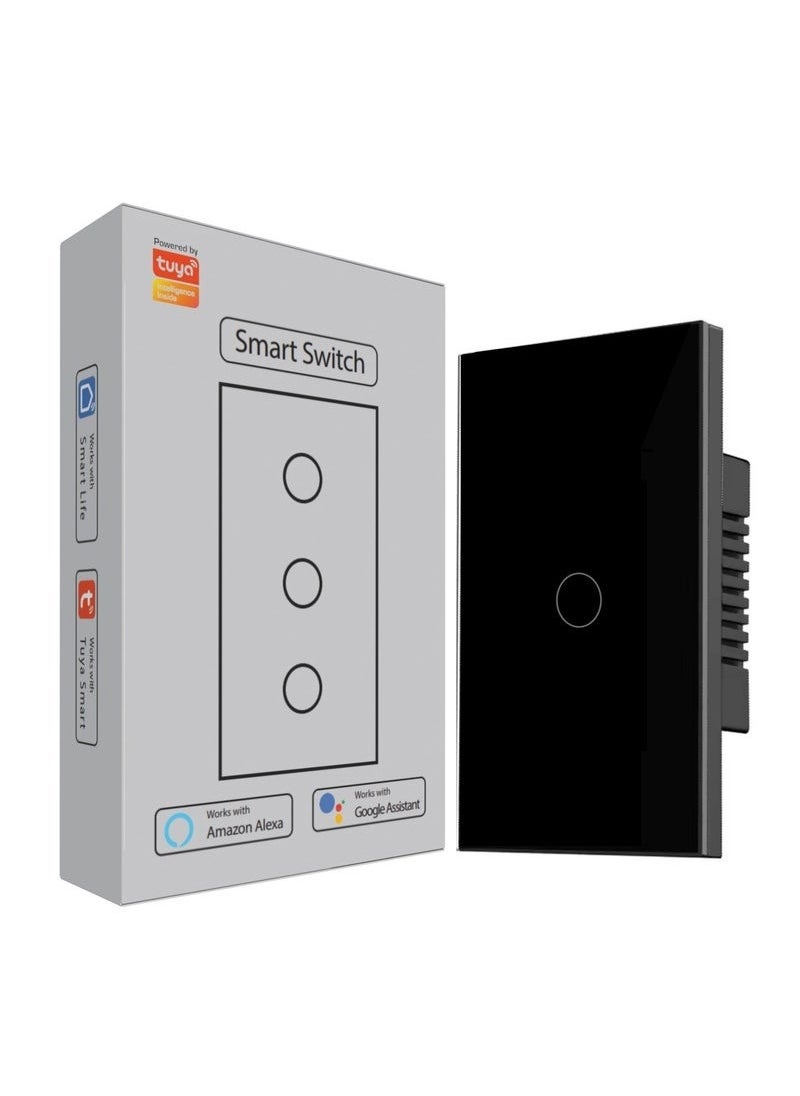 TUYA Tuya Smart WIFI 1 Gang Light Touch Switch Works with Amazon Alexa and Google Home  - Image 1