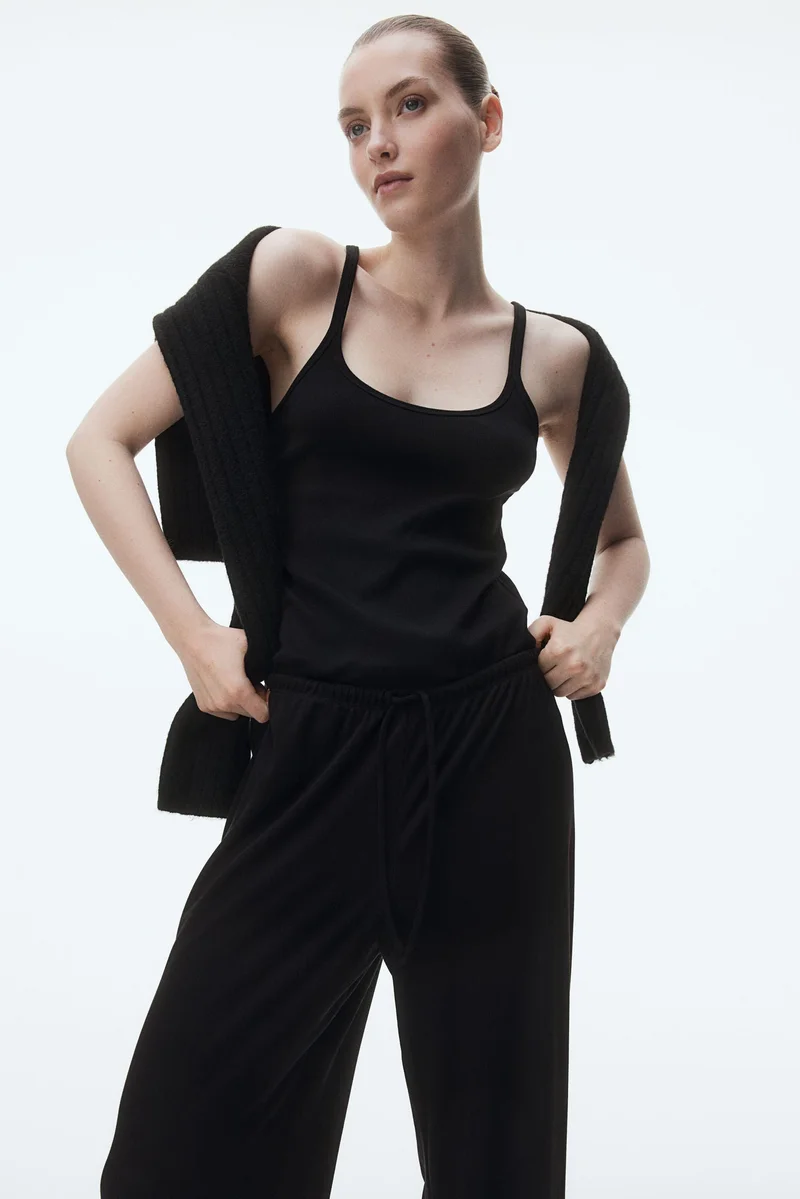 اتش اند ام بنطلون واسع برباط