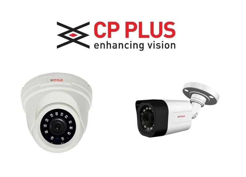 CP Plus Astra HD 4 Channel DVR with 2.4 MP 1 Dome & 1 Bullet Cameras + 2 Bundle 18 Mtr + 4 CH Power Supply & DC Full Combo Kit - Image 3