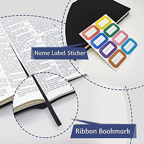 KICNIC Black Book Covers 2 Pack, 6"x9" Stretchable Book Sox Suitable for Most Hardcover Books, Up to 8.5”X9.5”,Washable and Reusable Protective Cover for Textbooks - Image 4