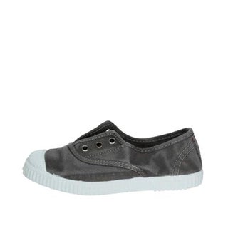 Cienta Kids Canvas Slip On Sneakers for Girls and Boys - Grey, 34 EU (2 M US Little Kid)