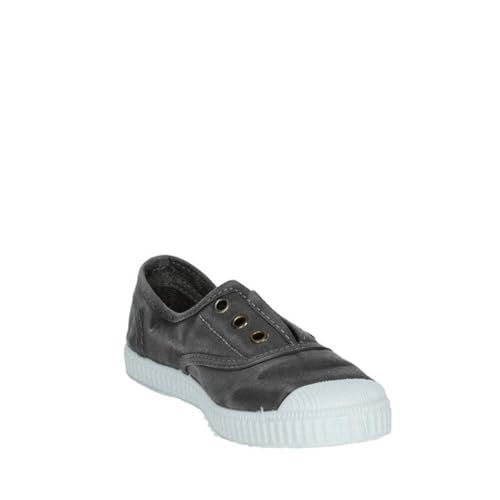 Cienta Kids Canvas Slip On Sneakers for Girls and Boys - Grey, 34 EU (2 M US Little Kid) - Image 5