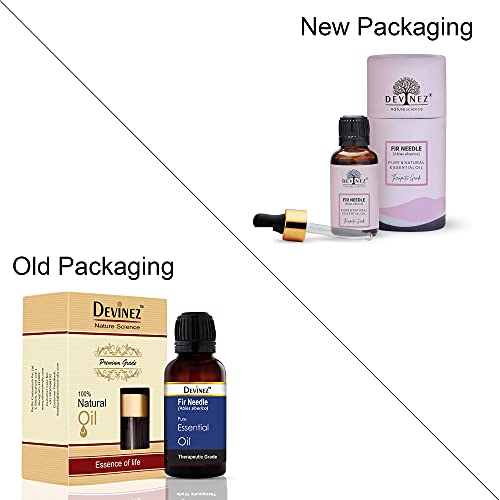 Devinez Fir Needle Essential Oil, 100% Pure, Natural & Undiluted, 15ml in Glass Bottle - Skin Care, Reduce Inflammation, Healing of wounds, muscle & pain, detoxin - Image 2