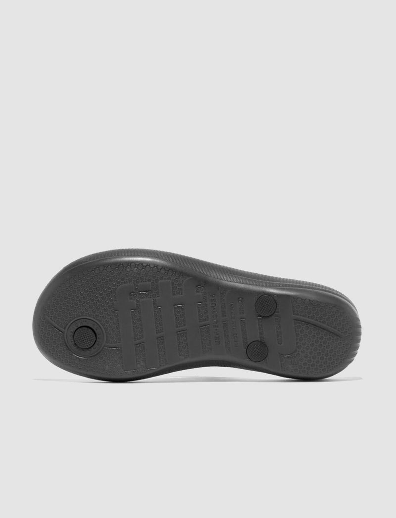 FitFlop Iqushıon Sparkle R08 Black Women's Flip Flops - Image 4