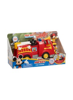 MICKEY MOUSE Disney Junior Mickey Mouse Mickey’s Fire Engine, Fire Truck Toy with Lights and Sounds  - Image 2