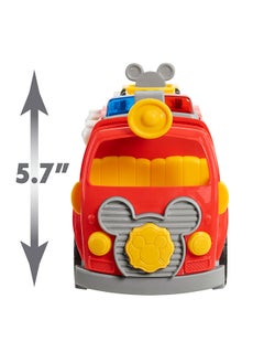 MICKEY MOUSE Disney Junior Mickey Mouse Mickey’s Fire Engine, Fire Truck Toy with Lights and Sounds  - Image 4