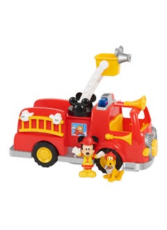 MICKEY MOUSE Disney Junior Mickey Mouse Mickey’s Fire Engine, Fire Truck Toy with Lights and Sounds  - Image 3