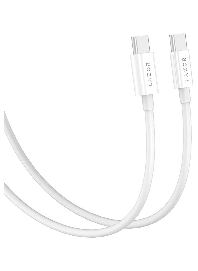 LAZOR Bolt CL76 Type-C to Lightning 20W PD Fast Charging Cable, OTG data synchronization, SR Cabled bending control,1M,Gray - Image 3