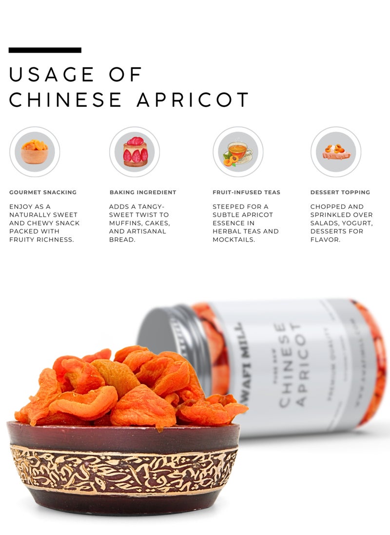 Awafi Mill AWAFI MILL Chinese Apricot Fruit | Dried & Pitted | Naturally Sweet and Tangy Slices for Snacking & Recipes  - Image 3